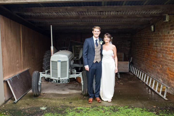 Julia and Ed's Country Themed Barn Wedding with Greenery, Hessian and Jam Jars by Nicola Gough