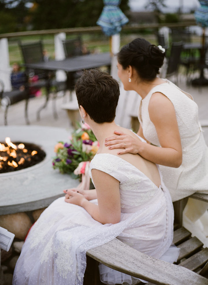 Nina and Margaret's 'Farmer’s Market Chic' Flower Filled Wedding in Main by Emily Elizabeth Events