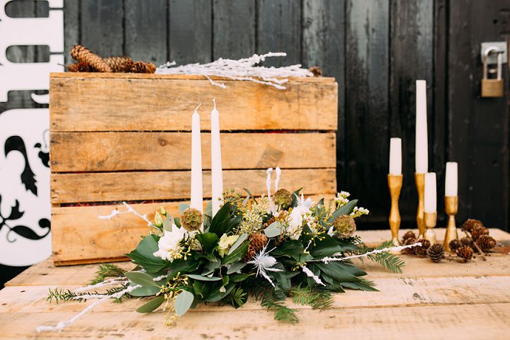 Christmas Table Arrangement