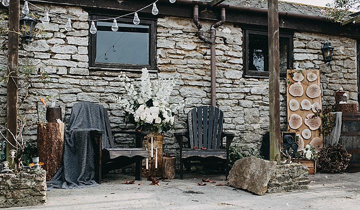 Hidden Rustic Woodland Barn Winter Wedding Inspiration