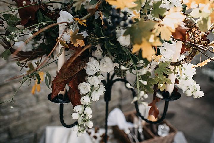 Hidden Rustic Woodland Barn Winter Wedding Inspiration