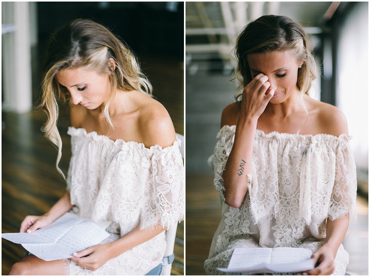 Louis and Alexandra's Super Glam Bohemian meets Industrial Wedding by Jaimee Morse Photography