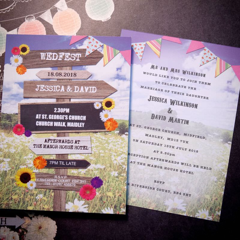 Boho Loves : Bride and Groom Direct - Luxury Personalised Wedding Stationery at Competitive Prices