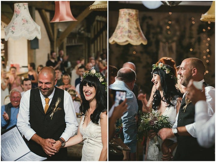 Caroline and Richard's 'Floral Boho' Festival Themed West Sussex Barn Wedding by Paula Gillespies