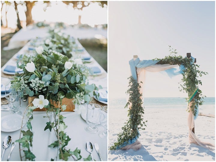 Cassie And Sebastian S Casual Boho Beach Wedding In Florida By