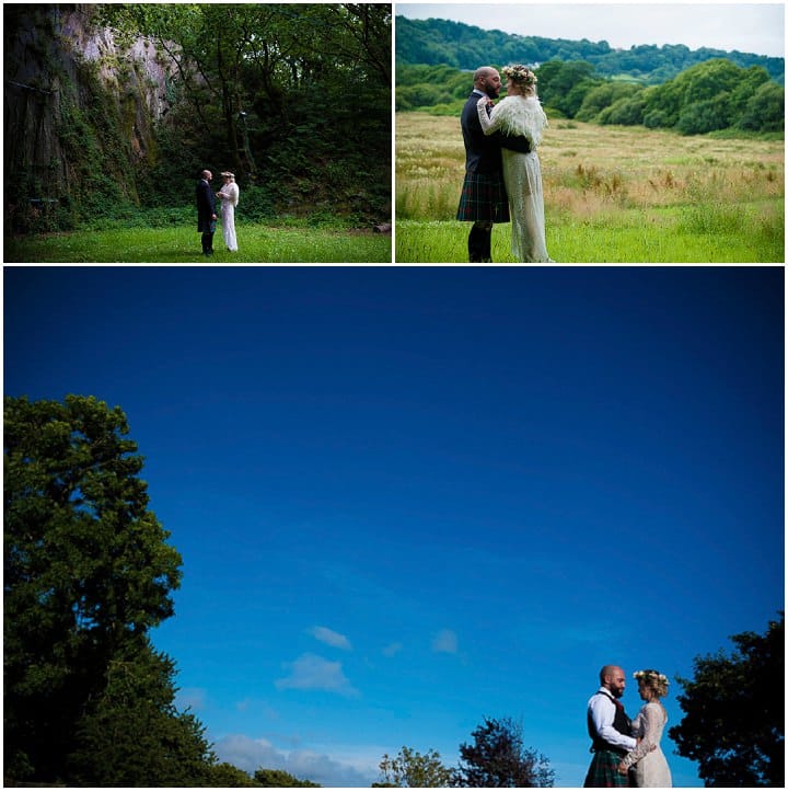 Laura and Mike's Rustic and Rural Weekend Long, Welsh Farm Wedding by Tom Weller and ByChenai 