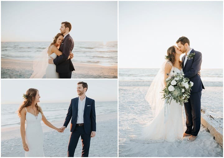 Cassie And Sebastian S Casual Boho Beach Wedding In Florida By