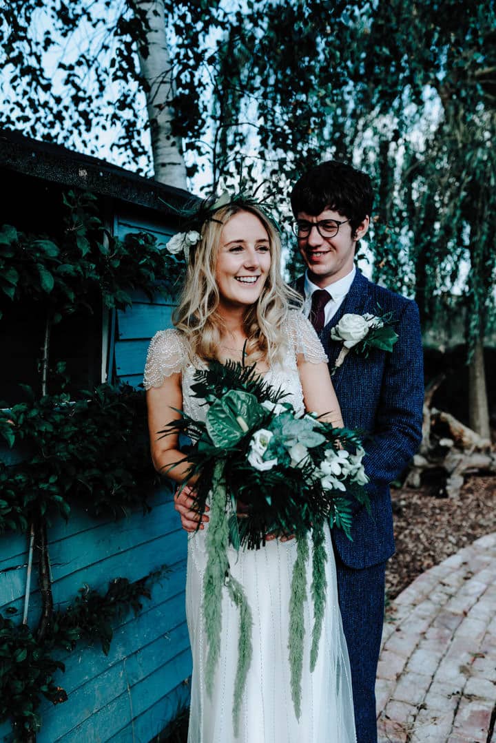 Rachel and Philip s Rainbow Wedding  With Bouncy Castle 