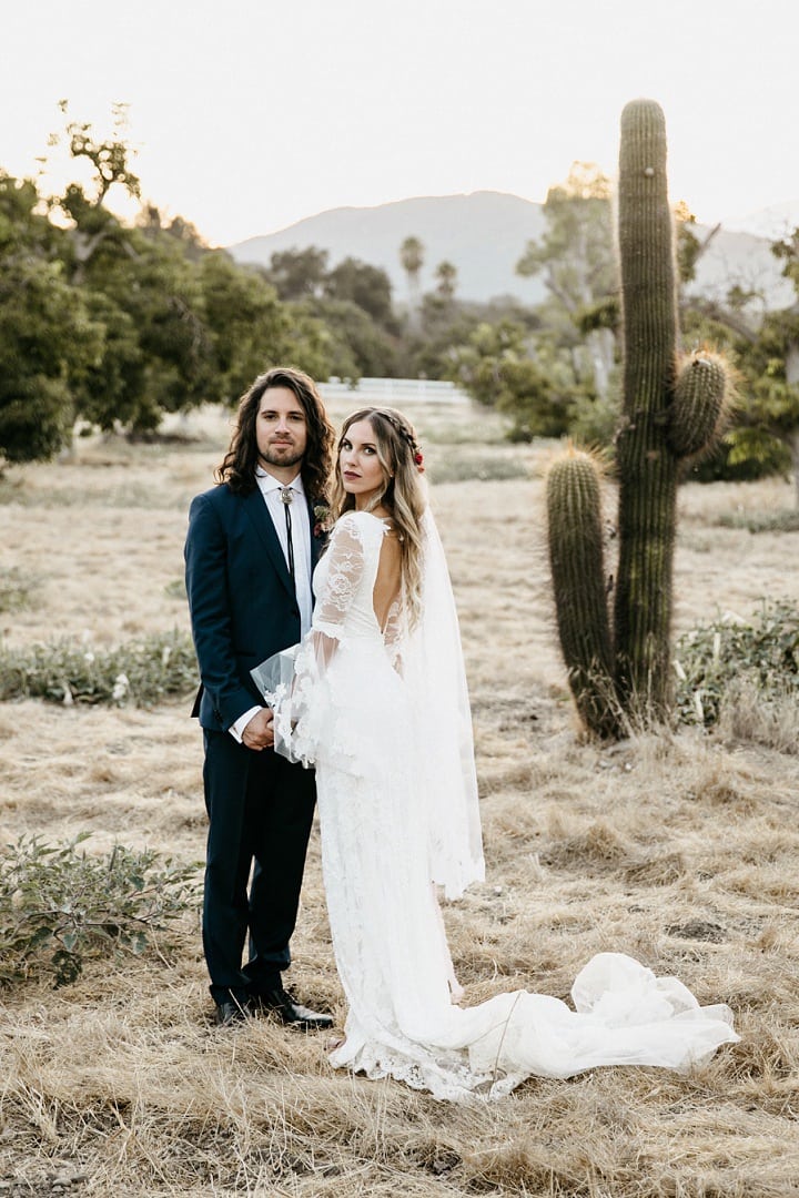 Jessie and Claudio’s Beautiful Bohemian Outdoor ‘House Party’ Wedding in California by The Gathering Season