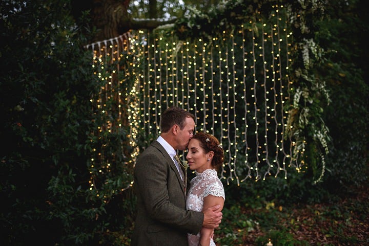 James and Lucie’s Enchanted Forest Garden Wedding at Home by Louise Perry Weddings