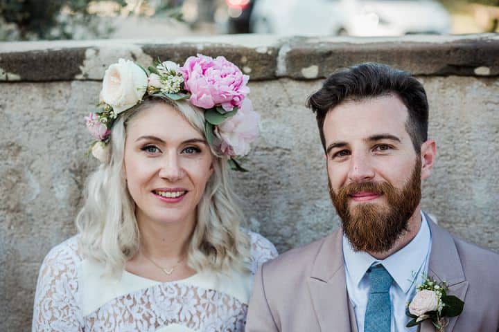 Linda and Giuseppe’s Beautiful Flower Filled Outdoor Tuscany Wedding by Duesudue