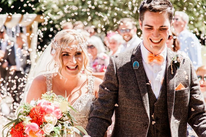 Anthony and Francesca’s Disney Themed Orange Tie Dye Wedding by Romy Lawrence Photography