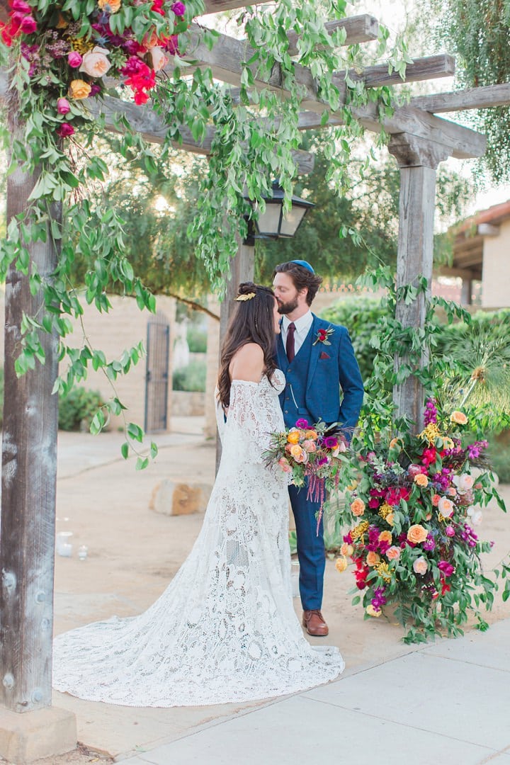 Courtney and Sam’s Whimsical Meets Lord of the Rings Jewel Toned California Wedding by James and Jess