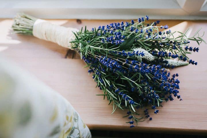 Frances and Joshua's Lavender, Rosemary and Hessian Essex Farm ...