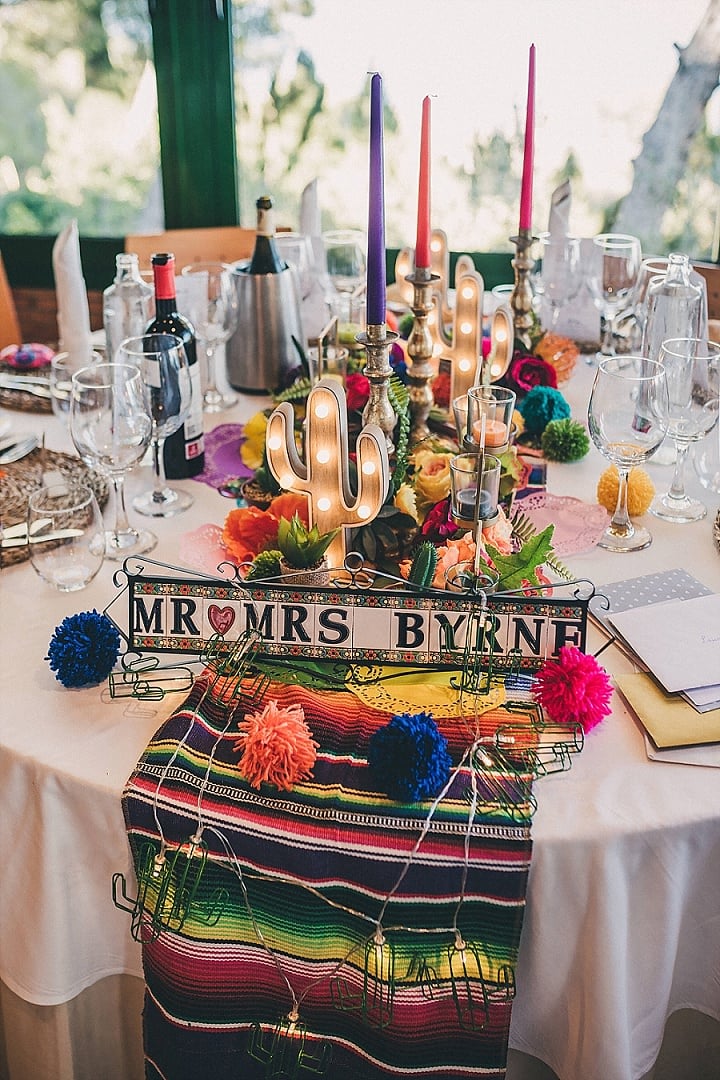 Laura and Lee s Bright and Beautiful Mexican themed Fiesta Wedding