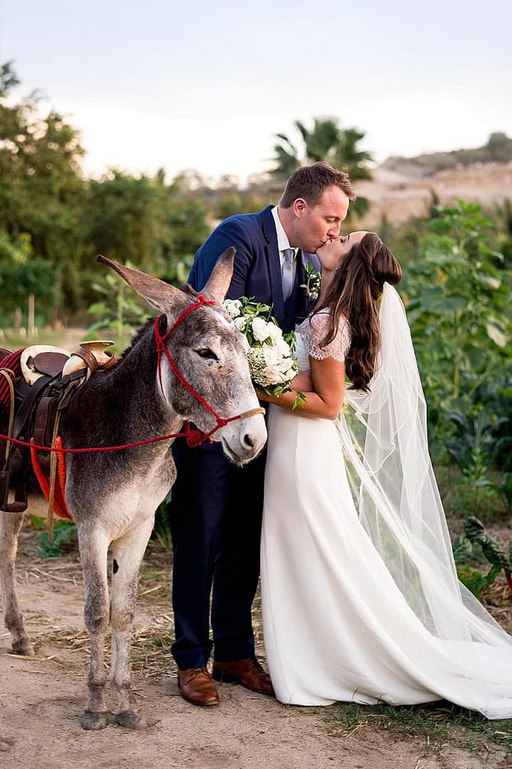 Henry and Joelle’s Super Stylish Mexican Wedding with a Donkey and Maracas by Julia Franzosa Photography