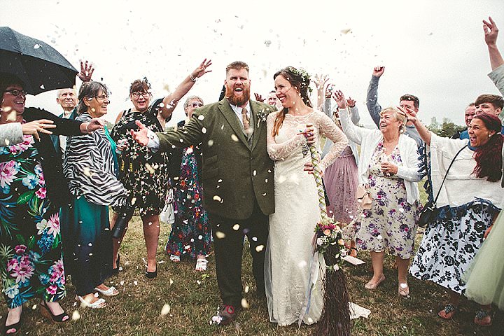 Janey and Adam’s ‘Witches and Vikings’ Pagan Wedding in Glastonbury by Emma Stoner