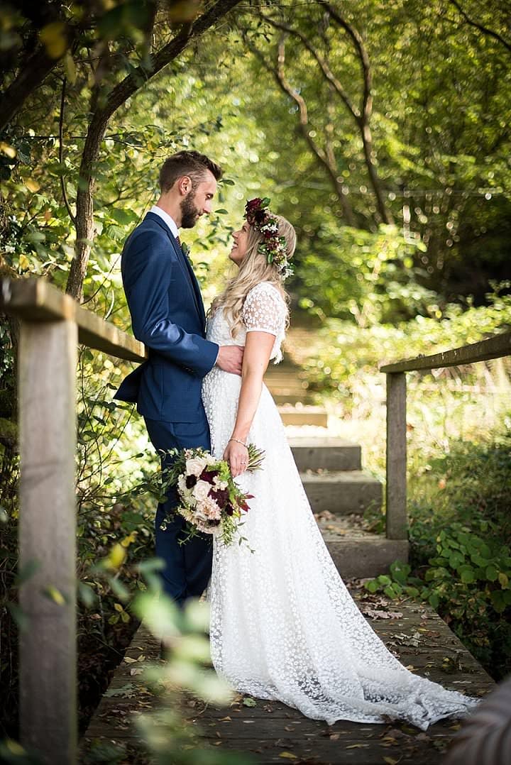 woodland wedding dress