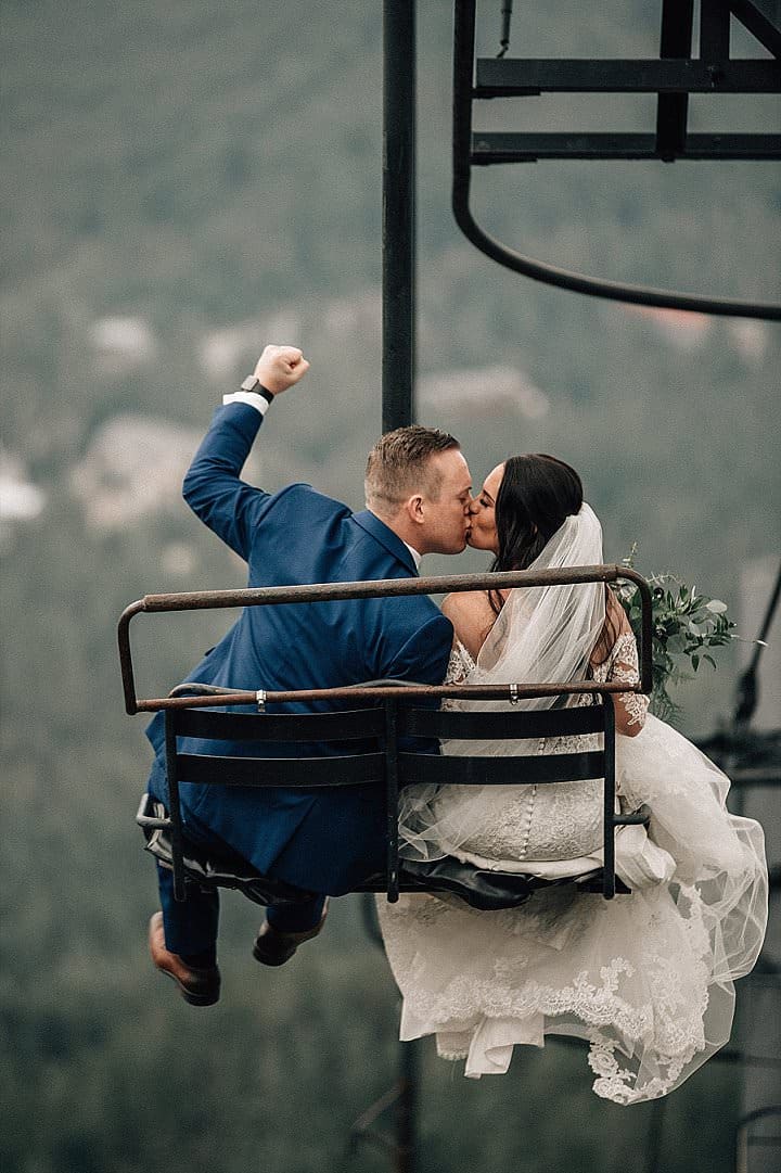 Marissa and Adam's 'Rustic Lush' Ski Resort Wedding by Bethany Small - Boho  Wedding Blog