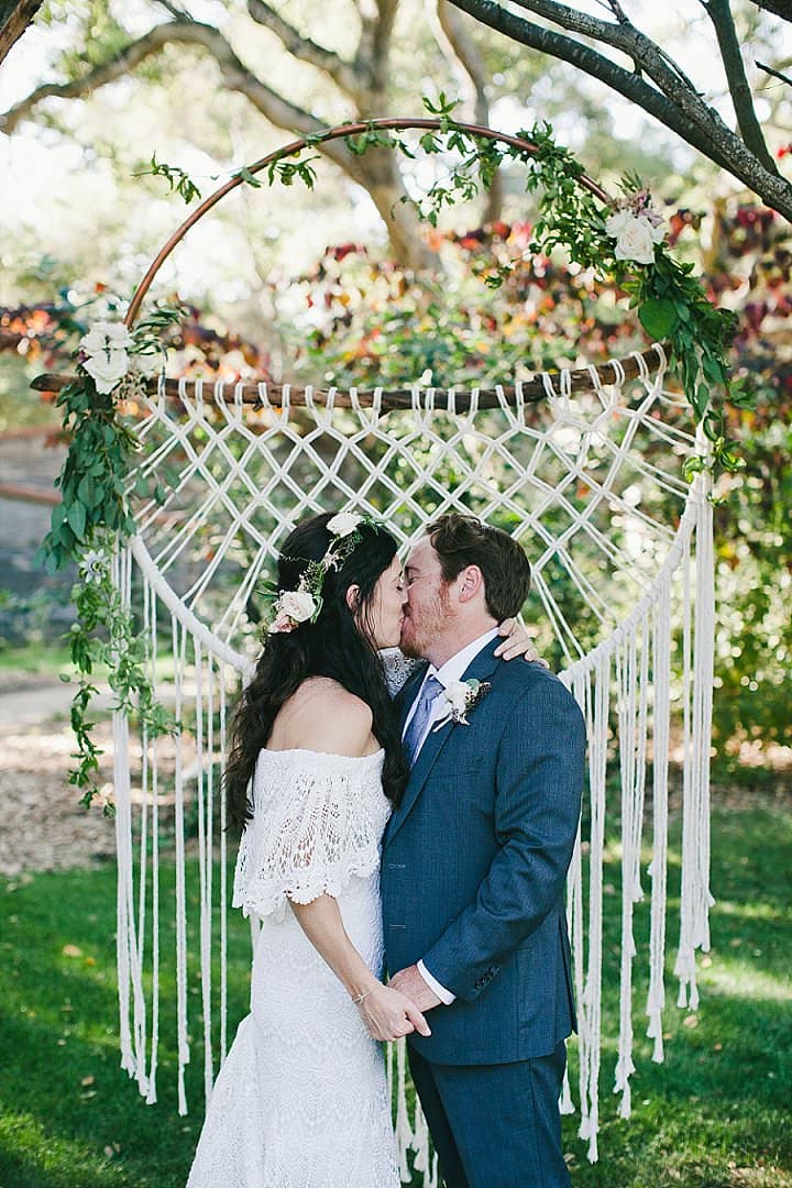 Ashley and Josh’s ‘California Dreaming’ Elegant Outdoor Bohemian Festival Wedding by One Love Photography