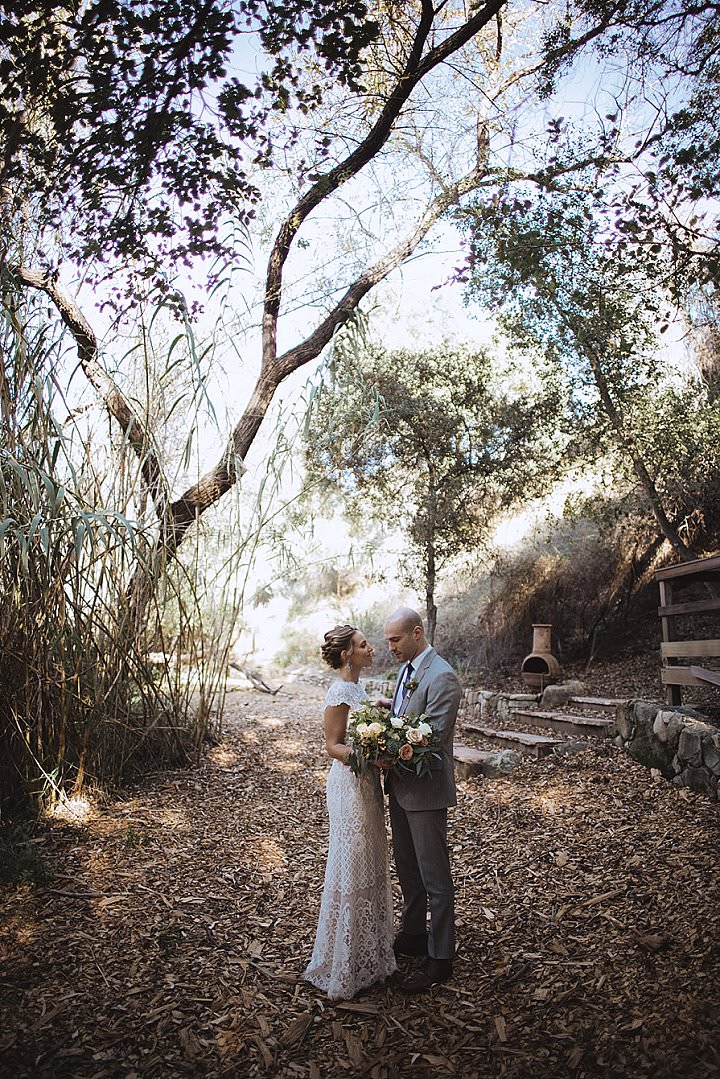 Jamie and Jonathan’s Relaxed Outdoor Forest Wedding in Wintry California by Teri Bocko 