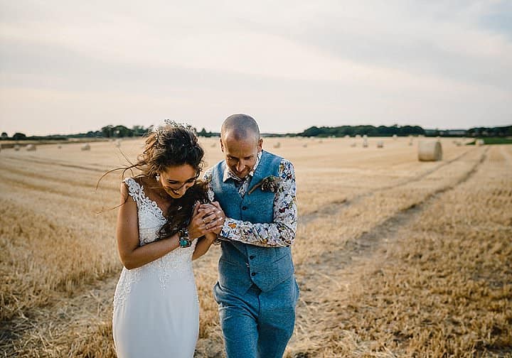 Jade and Noel's Butterfly Themed Hot Summer Norfolk Barn Wedding by Luis Holden Photography