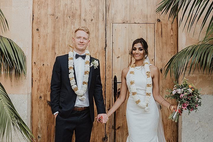 Jaya and Ben’s Bright, Laid Back Outdoor Mallorca Wedding With an Indian twist by Laura Jaume