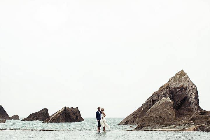 Lucy and Dan’s Beach Themed North Devon Wedding by D and A Photography 