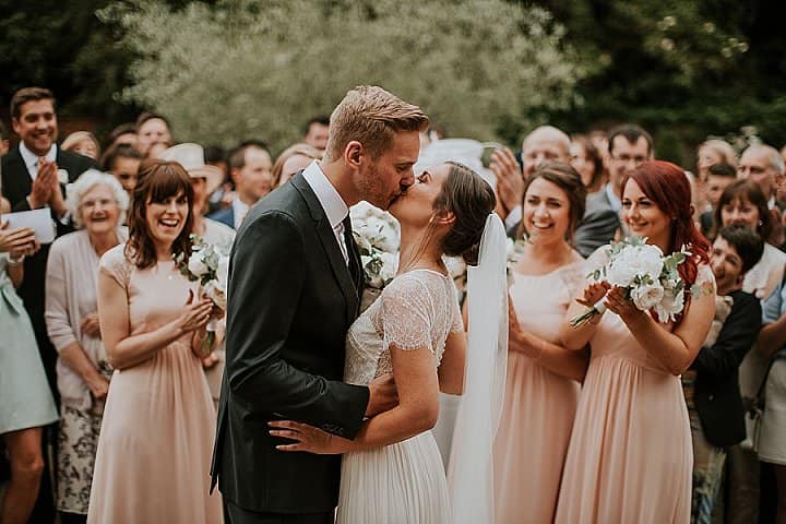 Ross and Katie’s Handmade Blush and White Warwickshire Barn Wedding by D and A Photography
