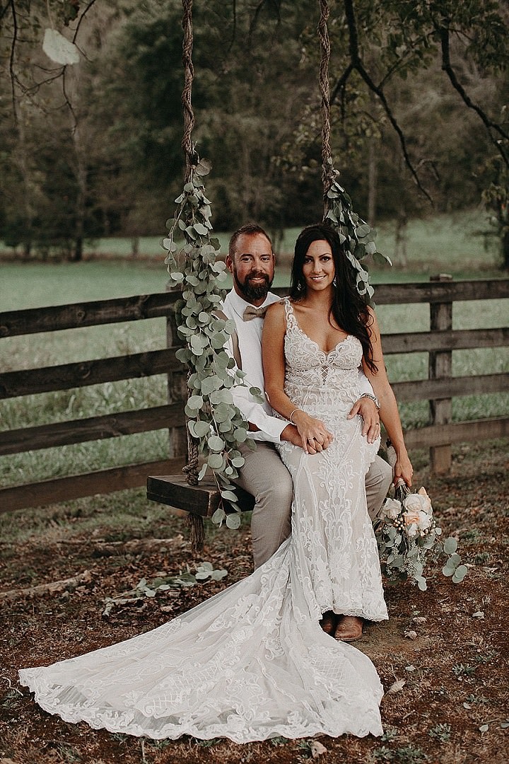 Cory and Tyler ‘Rustic Country’ Deep South Farm Wedding by Aline Marin Photography