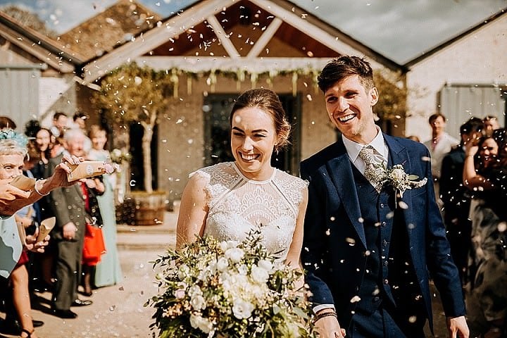 Anna and Richie's Flower Filled Spring Barn Wedding in Cumbria by Peter Hugo Photography