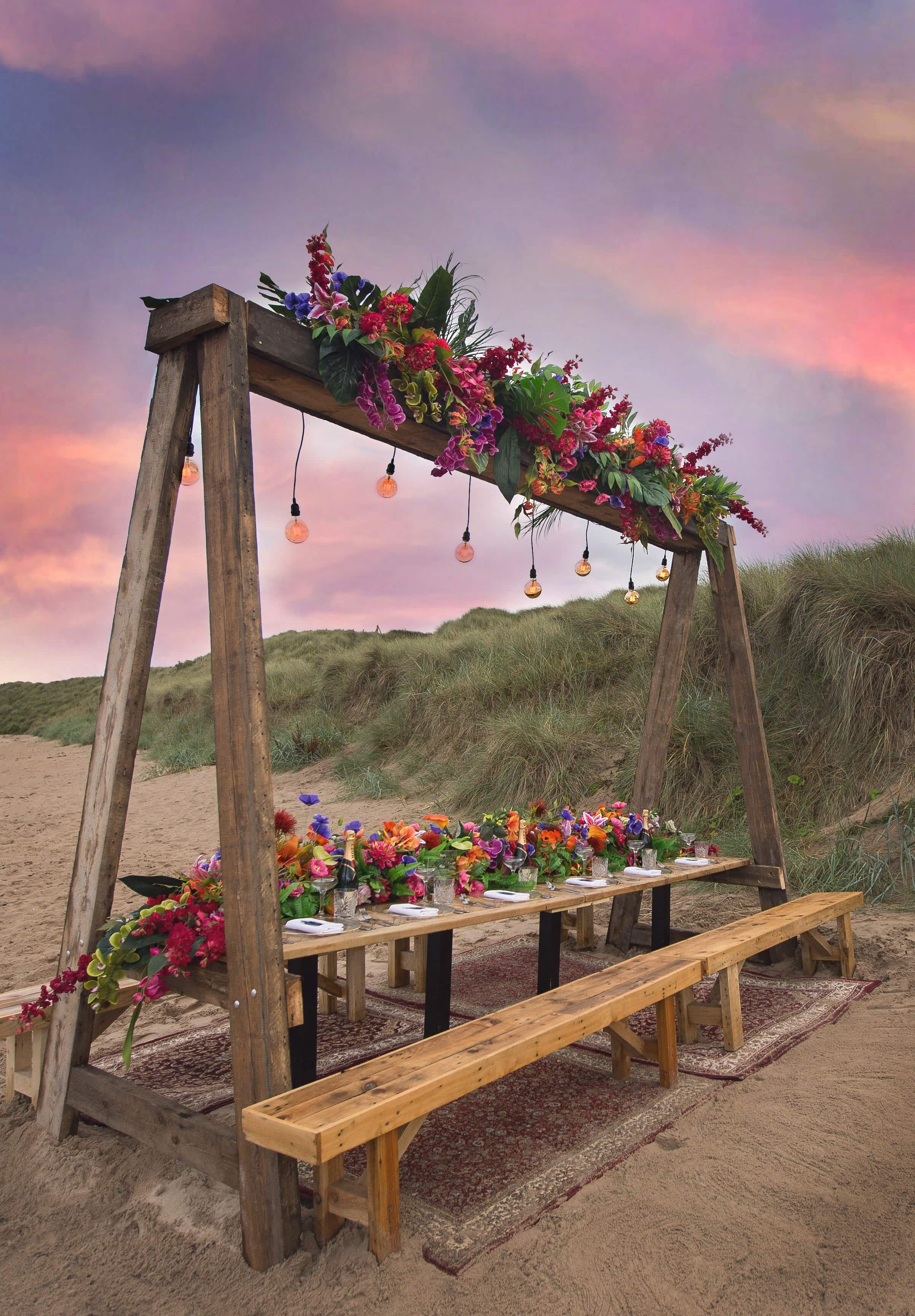 Boho Loves: Newton Hall - The UK’s Coolest Wedding Venue, Specialising In Outdoor Weddings and Beach Celebrations