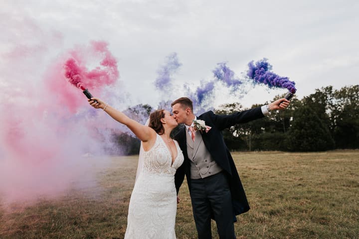 Melissa and Steven’s Super Glam Peacock Themed Wiltshire Wedding by Kate Gray Photography 