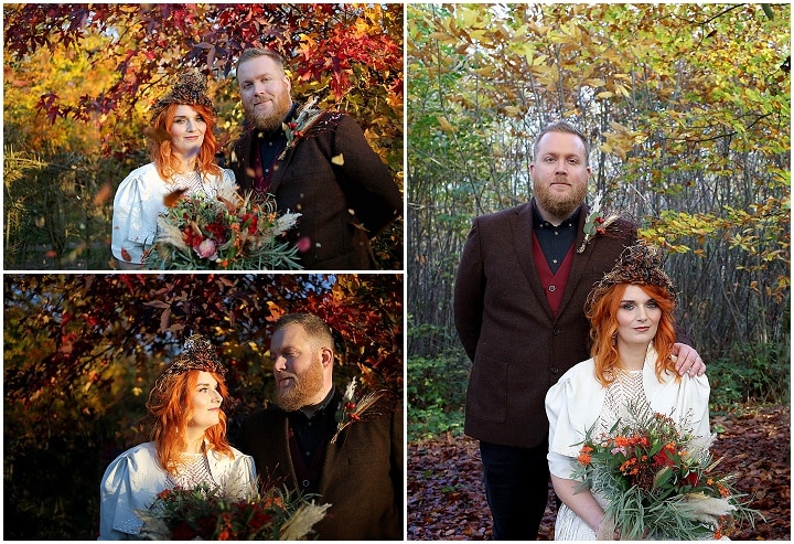 'Kissed By Fire' Eclectic, Natural, Autumnal Wedding Inspiration