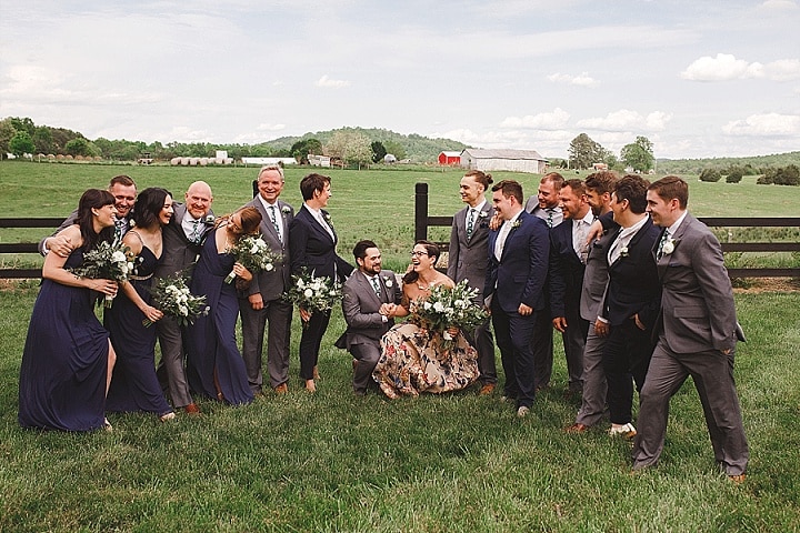 Bridget and Keith's Laid Back Outdoor Wedding With the Most Amazing Dress by Valerie Demo Photography