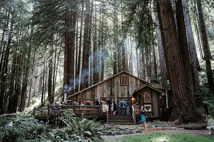 Katerina and Eric's Romantic and Emotional Boho Wedding in the Redwoods by Sebastien Bicard Photography