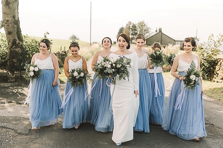 Emma and Rowan s Handmade Dusky Blue Lancashire Wedding by Anna