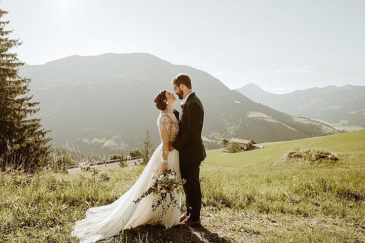 Ashley and Ben's 'Rustic Lux' Intimate Wedding in Austria by Wild  Connections Photography - Boho Wedding Blog