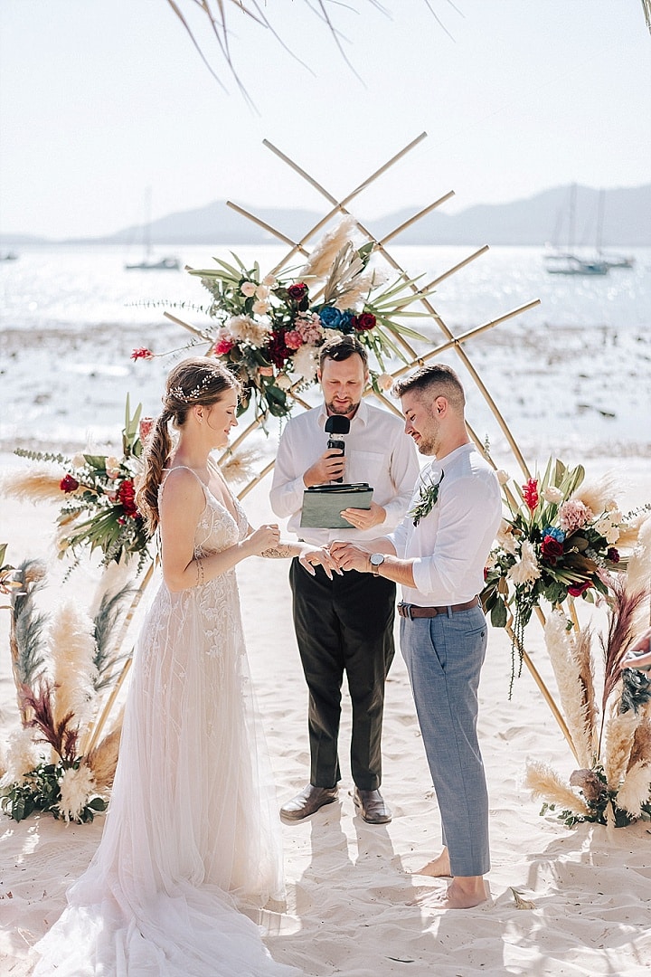 boho beach wedding dress