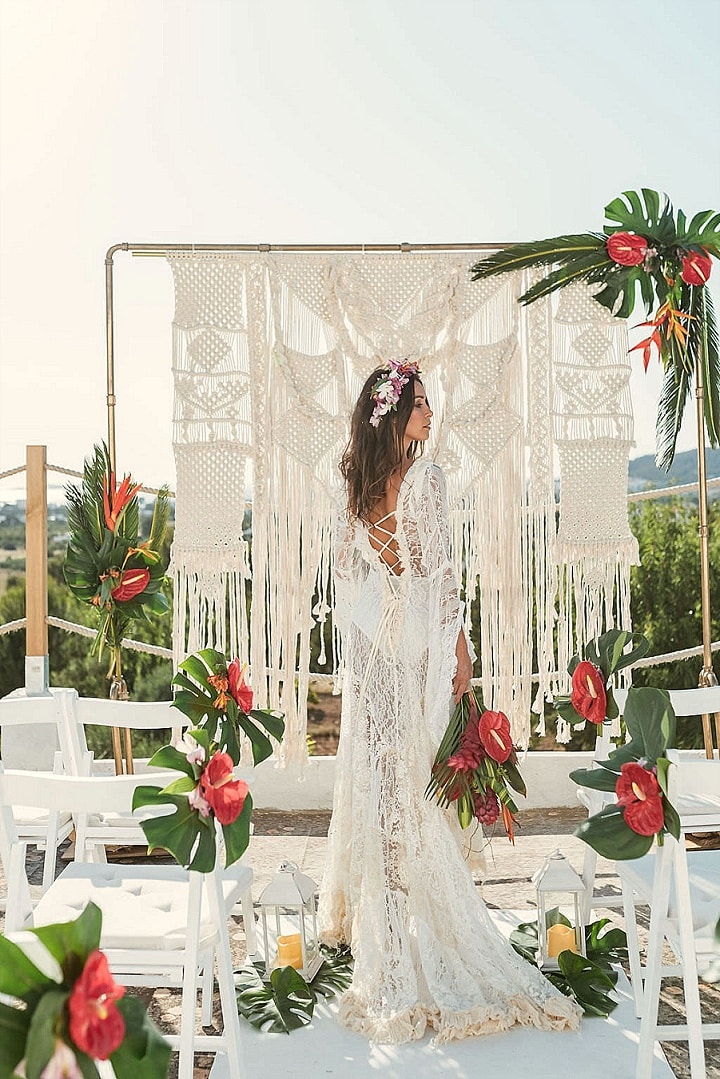 ‘Balearic Boho with a Tropical Twist’ Ibiza Wedding Inspiration