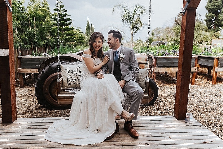 Cory and Karen’s Orange Country Rustic Community Farm Wedding by Chrissy Gilmartin Photography