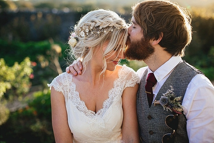 Christine and Rich’s Rustic Micro Wedding at River Cottage by Helen Lisk 