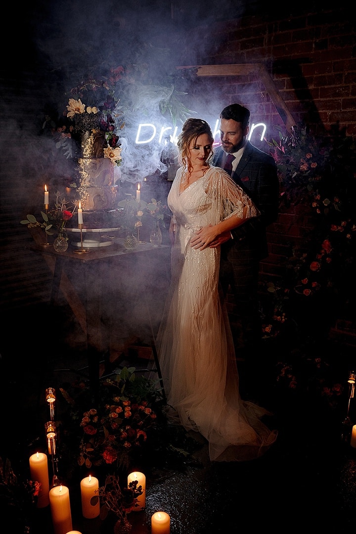 ‘Modern, Gothic Romance’ New Years Eve Wedding Inspiration