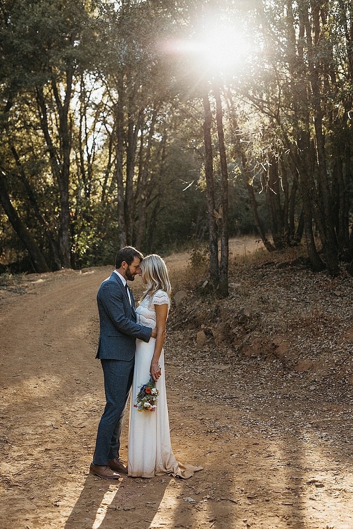 Kat and Zack’s ‘Close to Nature’ Outdoor California Camp Wedding