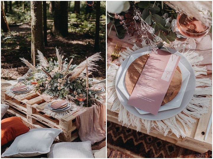 'Woodland Romance' Inspirasi Pernikahan Boho Luxe yang Liar, Alami