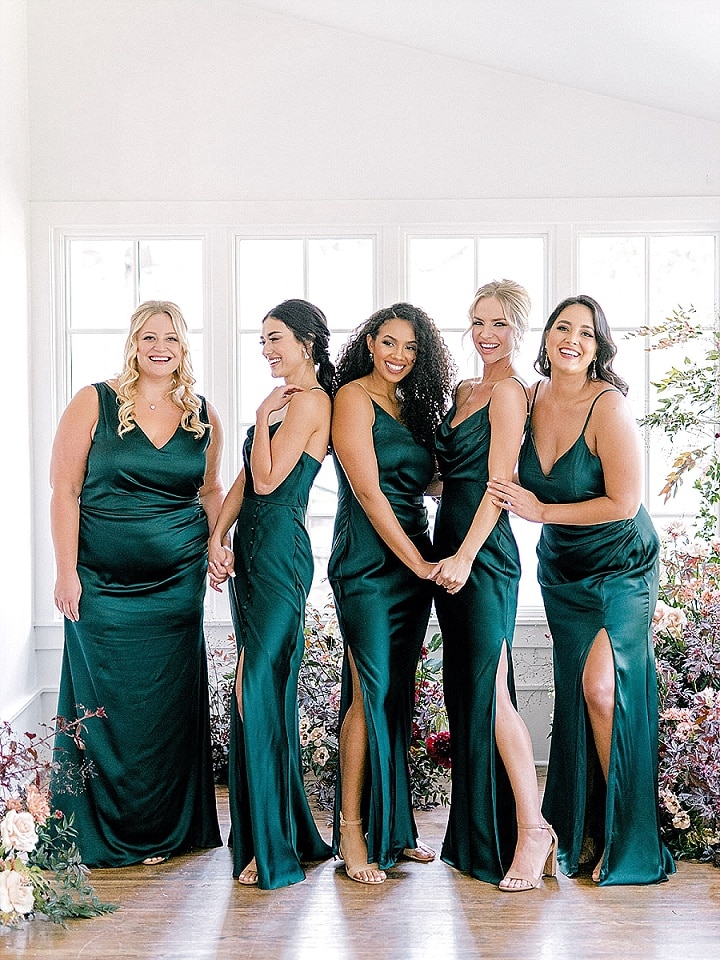 Bridal Style: Revelry's New Satin Bridesmaid Collection - Boho Wedding Blog