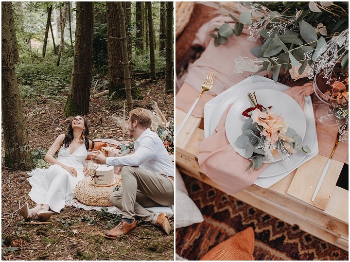 'Woodland Romance' Inspirasi Pernikahan Boho Luxe yang Liar, Alami