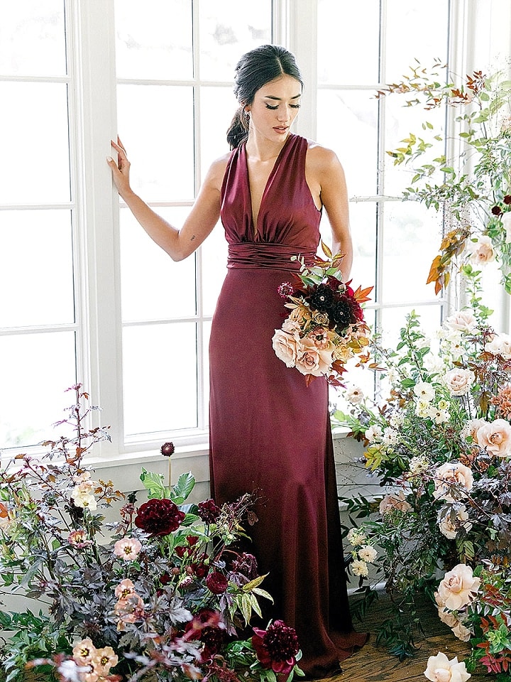 Bridal Style: Revelry's New Satin Bridesmaid Collection - Boho Wedding Blog