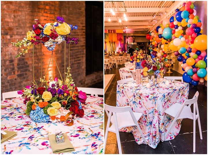 Tyler and Karim's 'Bright Boho' Balloons and Ribbon Filled Colourful Wedding by Nate Messarra Photography