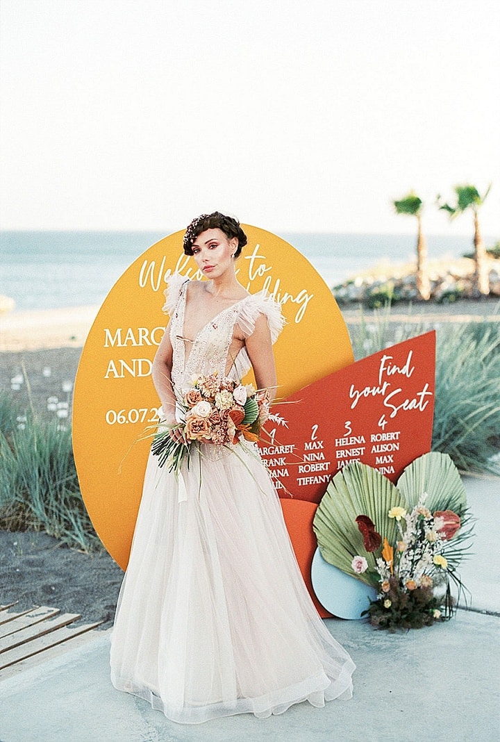 ‘Ethereal Boho’ Modern Beach Side Wedding Inspiration